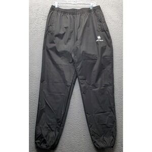 Hotsuit Workout Sauna Pants Womens XL Black Elastic Waist Tapered Leg Pull On